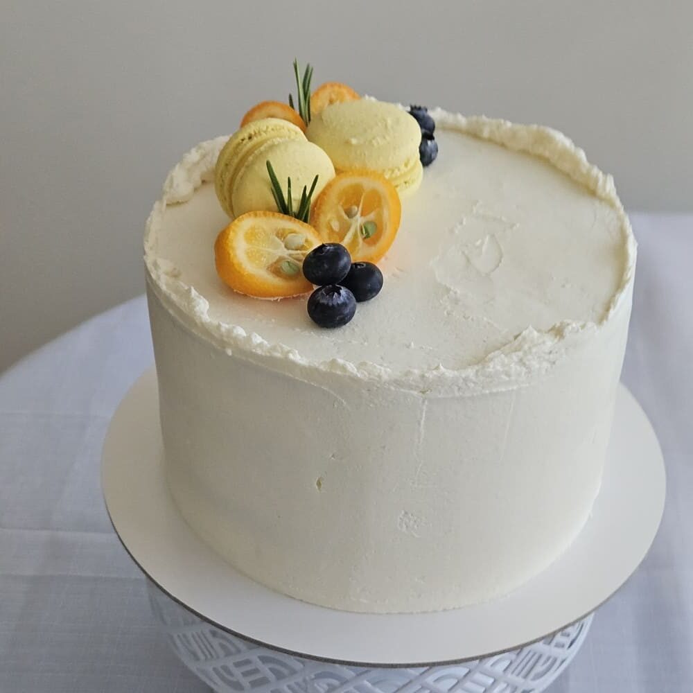 Tortas Aguonų - citrinų su morengu